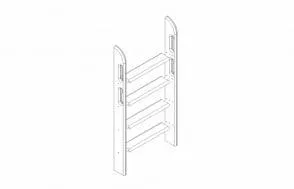 Пакет № 13 Прямая лестница для низкой кровати