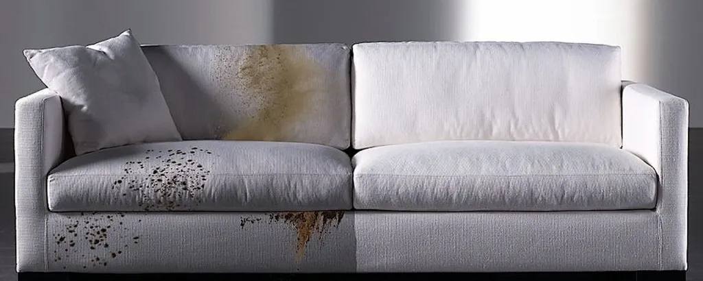 как почистить диван от грязи и пятен