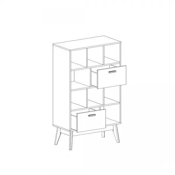 Стеллаж "Калгари" гостиная