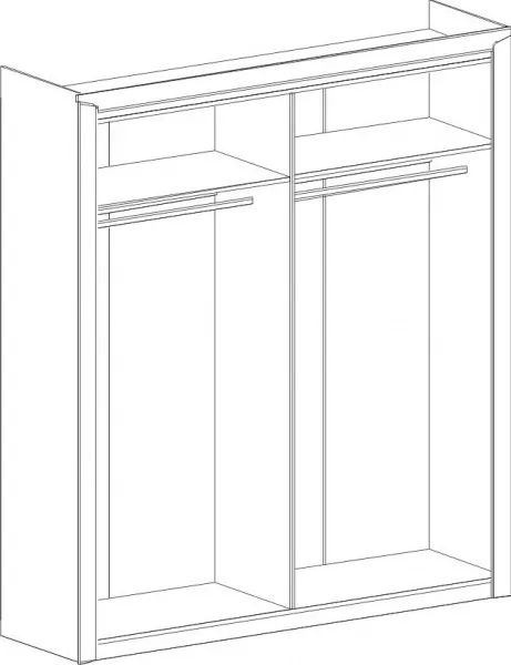 Шкаф 4 дв. "Соренто" спальня